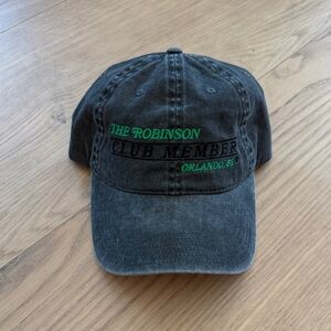 Vintage Black Cap / Hat - The Robinson Club Member